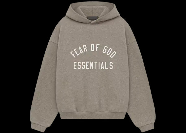 Fear of God Essentials Fleece Hoodie Heather Gray (FW24) Essentials