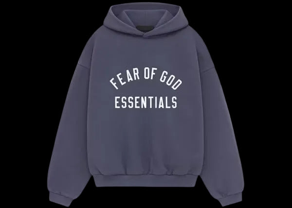 Fear of God Essentials Fleece Hoodie Marine Essentials