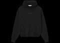 Fear of God Essentials Classic Fleece Hoodie Jet Black Essentials
