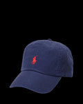 Polo Ralph Lauren Cotton Chino Baseball Cap Navy/Red Ralph Lauren
