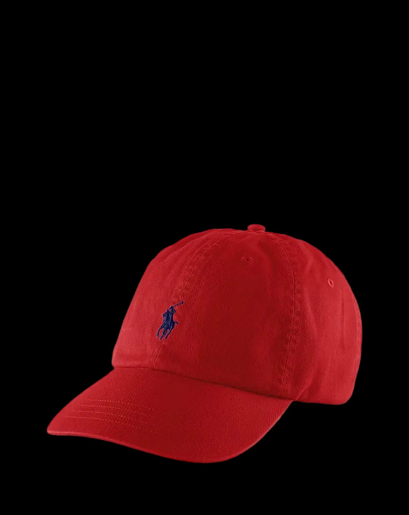 Polo Ralph Lauren Cotton Chino Baseball Cap Red/Blue Ralph Lauren