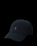 Polo Ralph Lauren Cotton Chino Baseball Cap Polo Black/Red Ralph Lauren