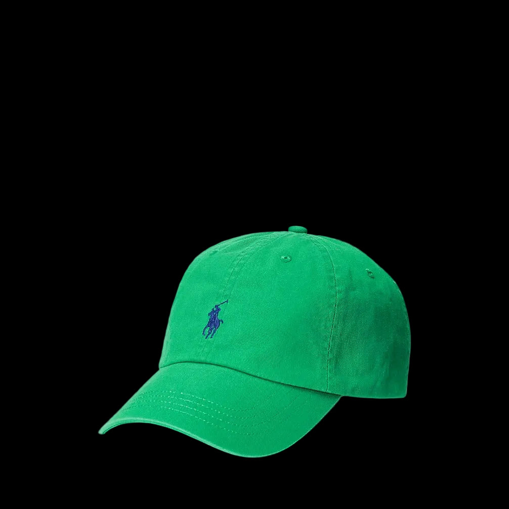 Polo Ralph Lauren Cotton Chino Baseball Cap Billiard Green Ralph Lauren