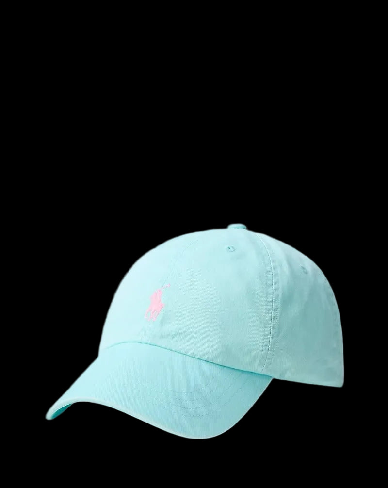 Polo Ralph Lauren Cotton Chino Baseball Cap New Aqua Ralph Lauren