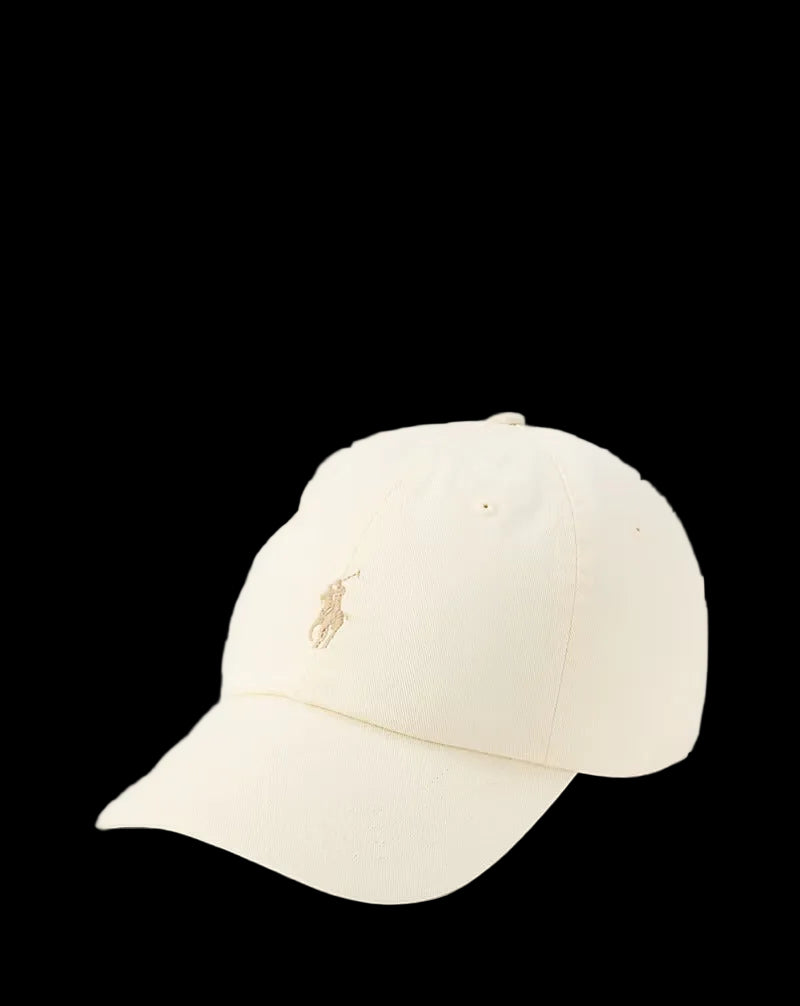 Polo Ralph Lauren Cotton Chino Baseball Cap Parchment Cream Ralph Lauren