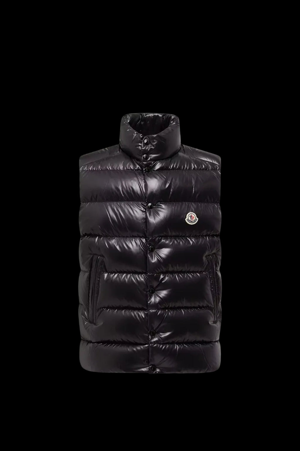 Moncler Tibb Down Vest Black.