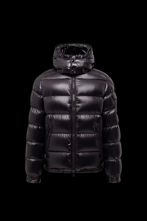 Moncler Maya Hooded Short Down Jacket Black.