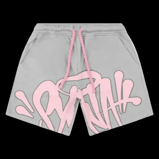 Syna World Logo Short Grey Pink