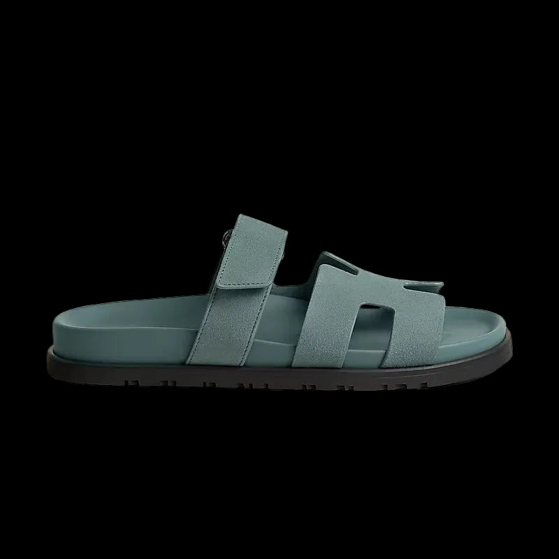 Hermes Chypre sandal bleu tonnerre