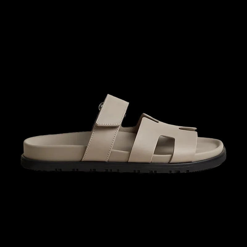 Hermes Chypre sandal beige galet