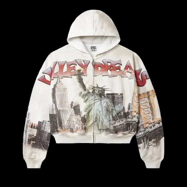 Vale Forever NYC Zip Up White