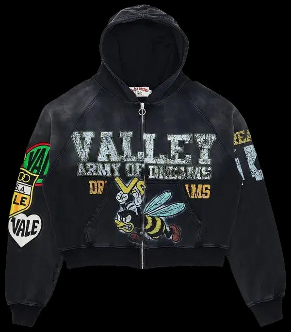 Vale Forever Army Zip Up [] Black