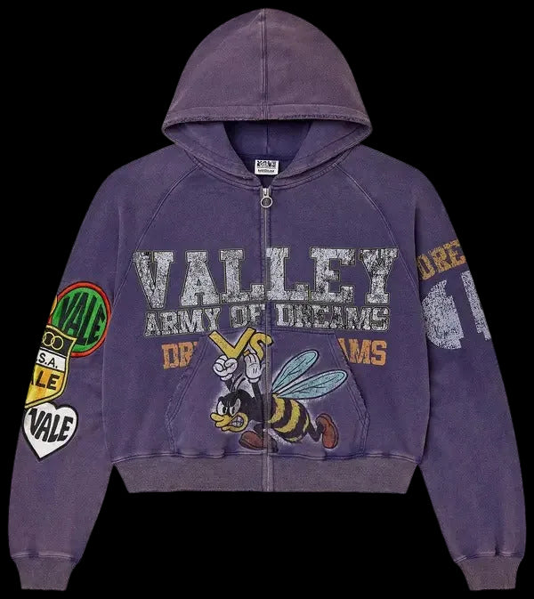 Vale Forever Army Zip Up Purple