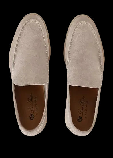 Loro Piana Suede Loafer Classic Beige