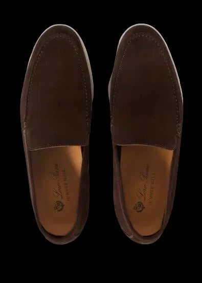 Loro Piana Suede Loafer Chocolate