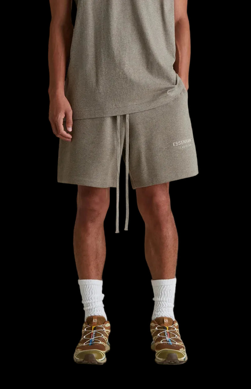 Fear of God Essentials Classic Fleece Sweatshort Homestead Heather