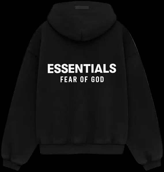 Fear of God Essentials Fleece Hoodie Black (FW24)