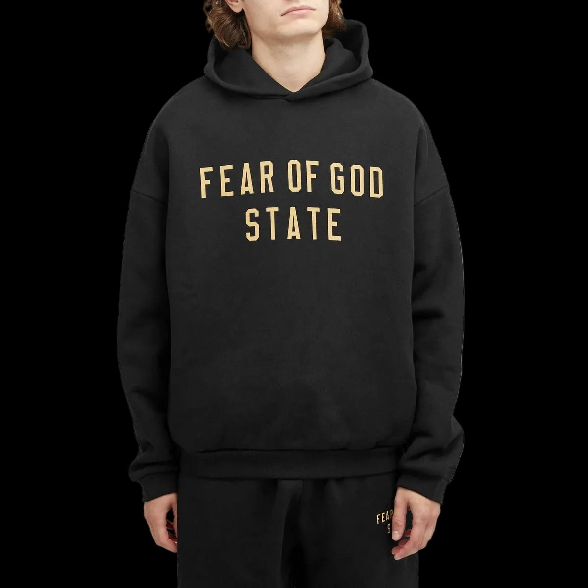 Fear of God Essentials Fleece Hoodie Black