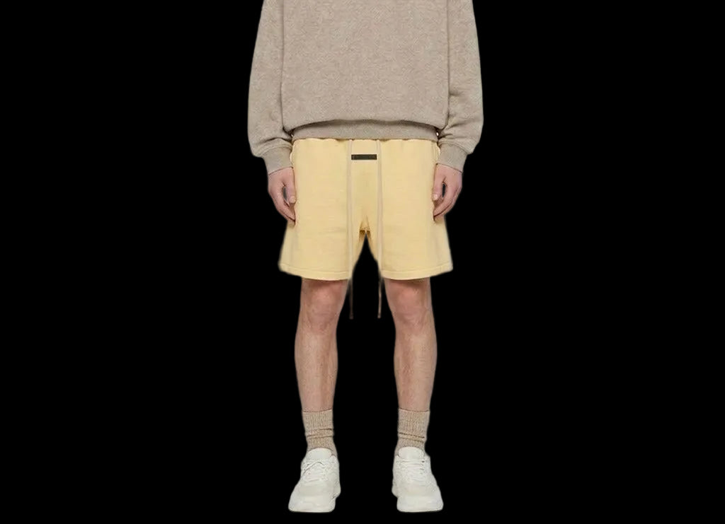 Fear of God Essentials Heavy Fleece Soccer Short Amber