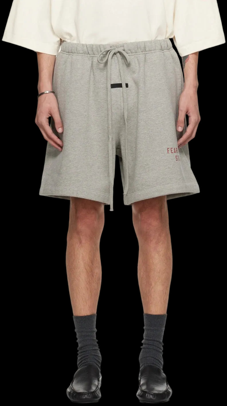 Fear of God Essentials Fleece Soccer Short Dark Heather