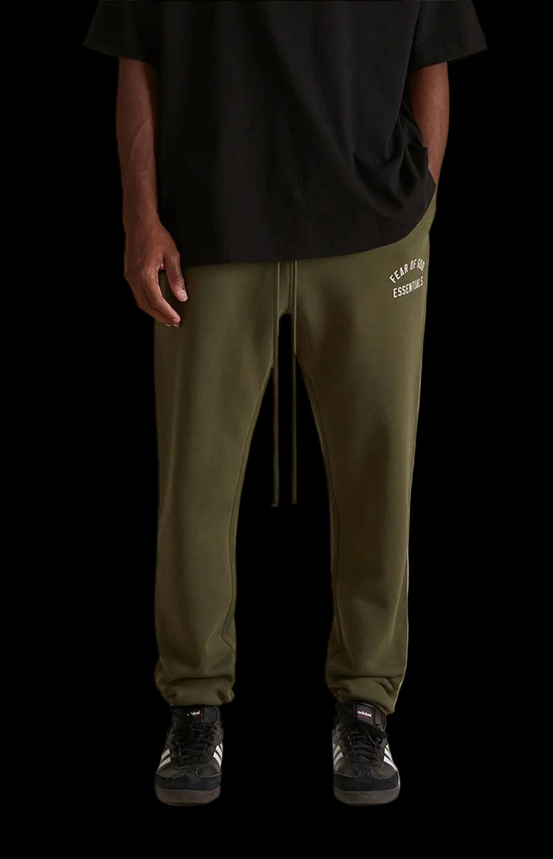 Fear of God Essentials Fleece Essential Sweatpant Military