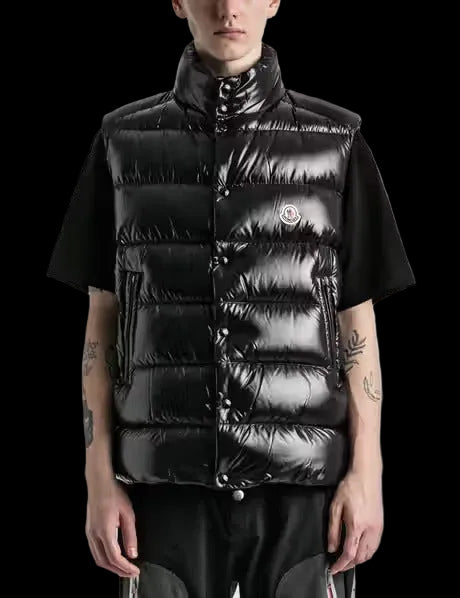 Moncler Tibb Down Vest Black
