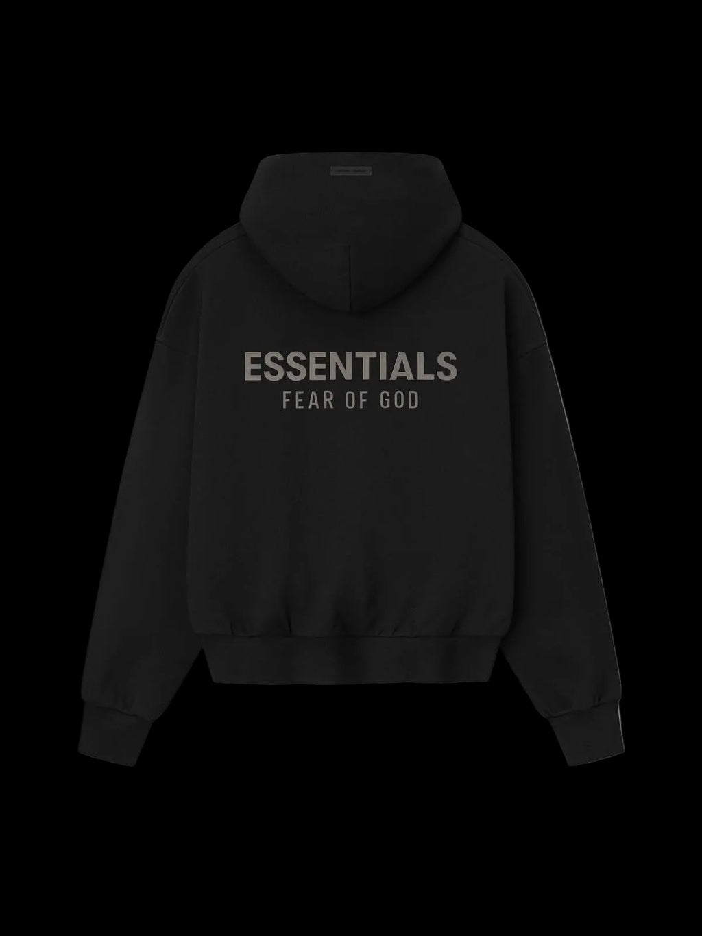 Fear of God Essentials Classic Fleece Hoodie Jet Black