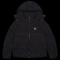 Trapstar Parachute Puffer Jacket Black Red