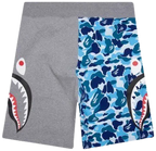 A BATHING APE® ABC Camo Side Shark Sweatshorts Blue/Grey A BATHING APE®