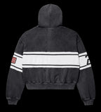 Vale Forever Cursive Zip Up Black