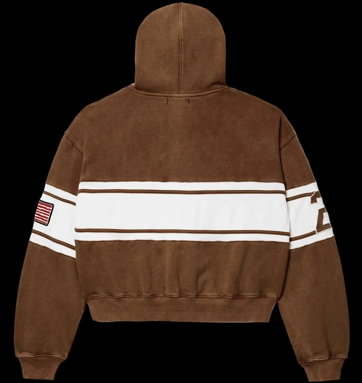 Vale Forever Cursive Zip Up Brown