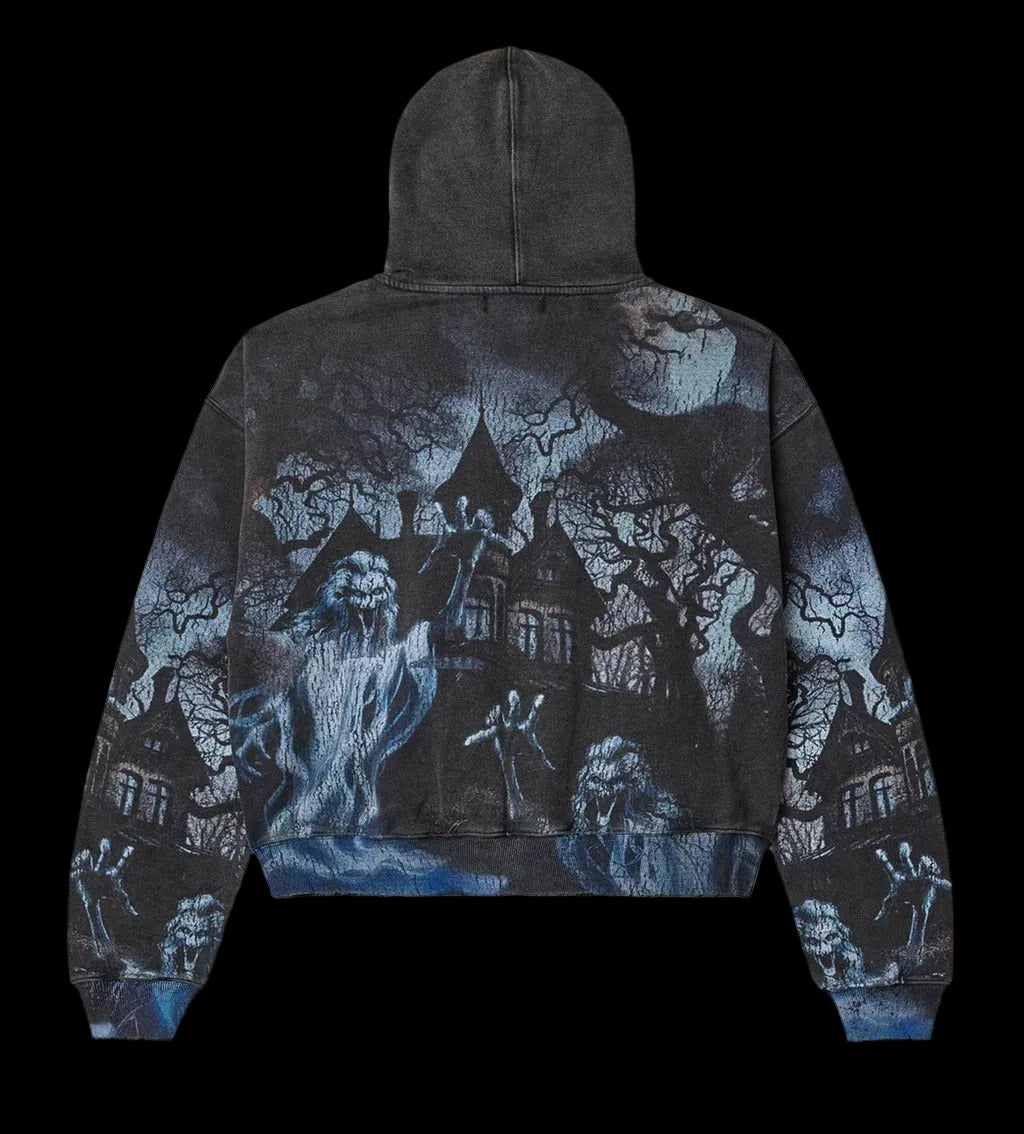 Vale Forever Casper Zip Up Hoodie Black