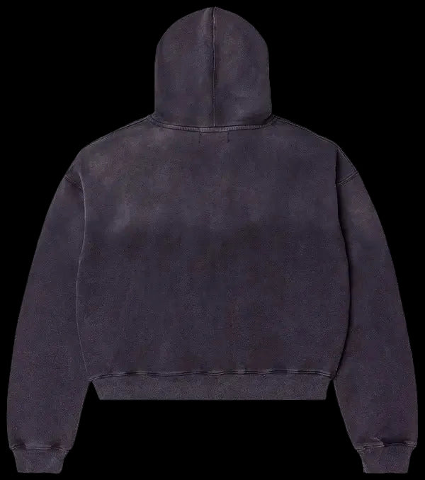 Vale Forever Raven Zip Up Hoodie Black