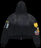 Vale Forever Army Zip Up [] Black Fale Vorever