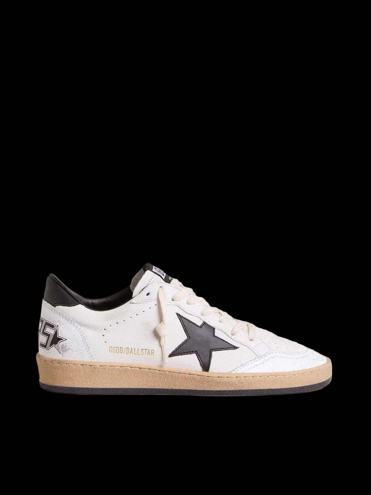 Ball Star Wishes nappa with black naplak star heel tab
