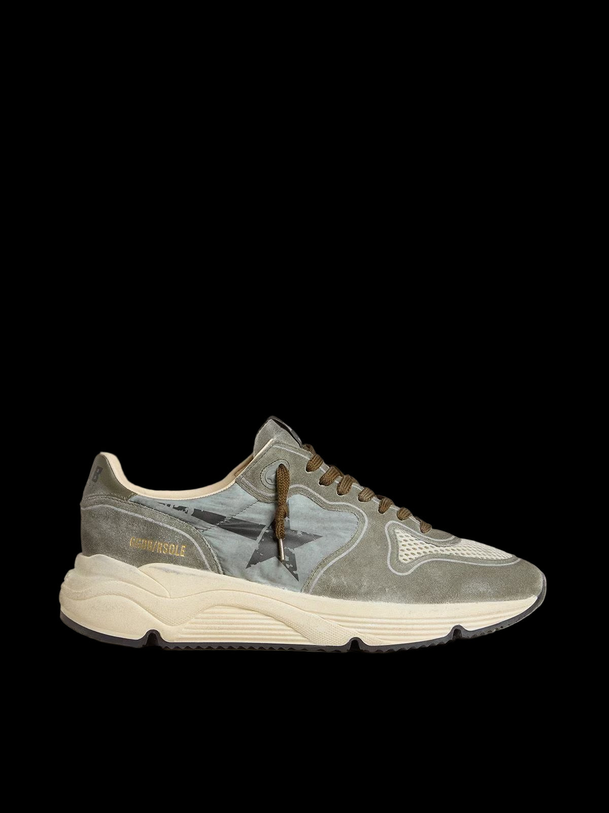 Golden Goose Running Sole Green