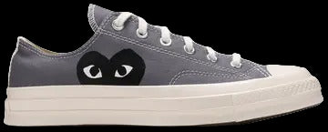 Comme des Garçons PLAY x Converse Chuck 70 Low Steel Gray - VESTRA