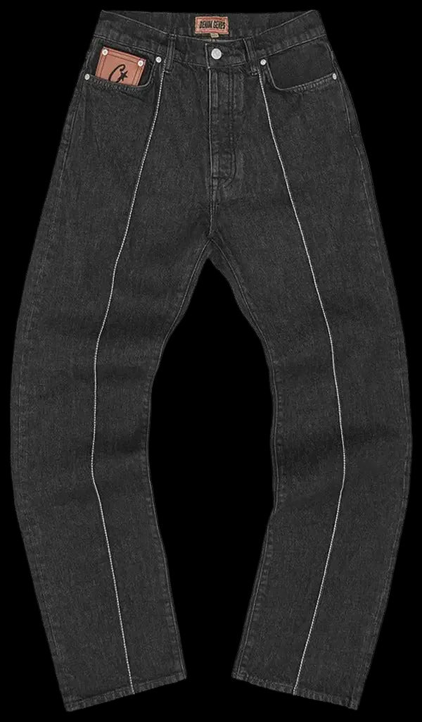 Corteiz C-Star Denim Jeans Black