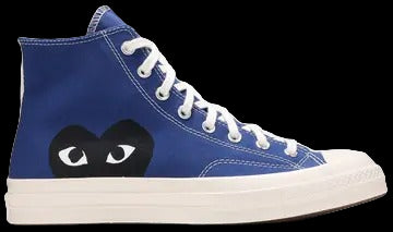 Comme des Garçons PLAY x Converse Chuck 70 High Blue Quartz