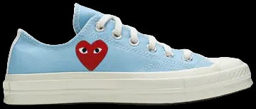 Comme des Garçons PLAY x Converse Chuck 70 Low Bright Blue