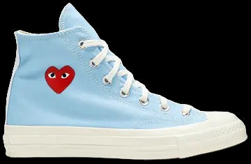 Comme des Garçons PLAY x Converse Chuck 70 High Bright Blue