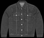 Corteiz C-Star Stitch-Down Denim Jacket Black