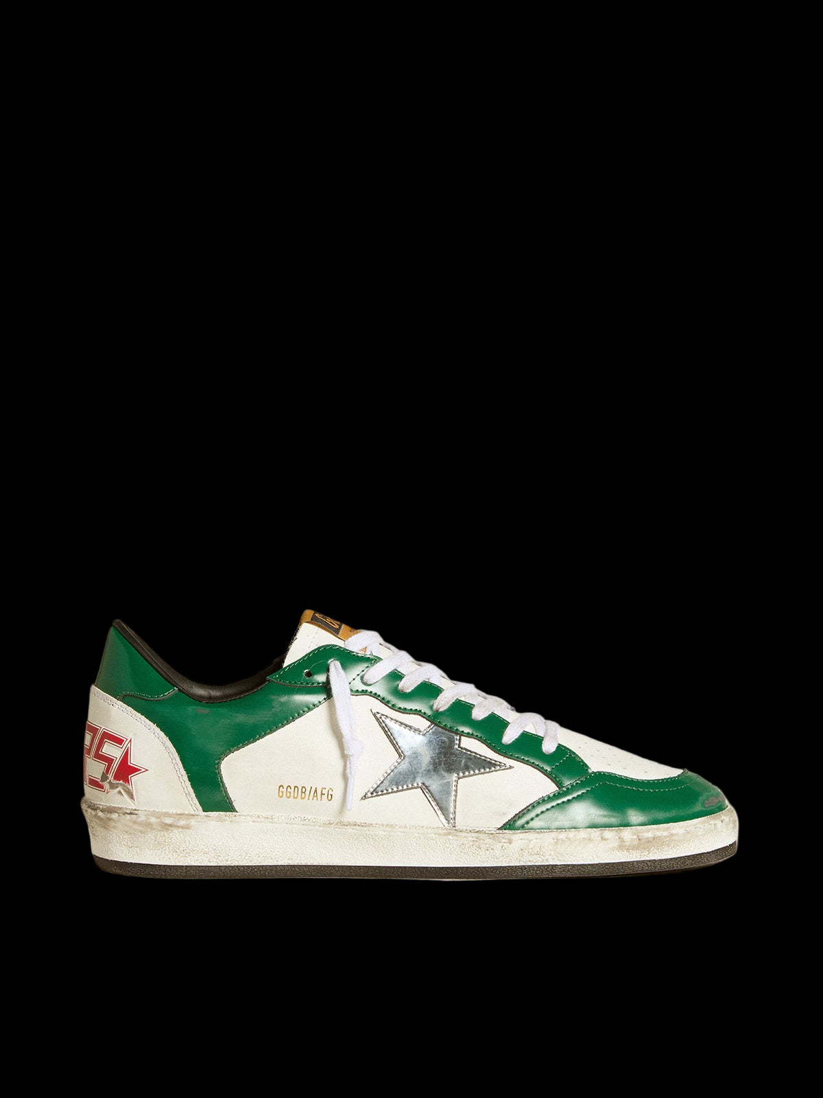 Ball Star LAB green and white leather with silver star